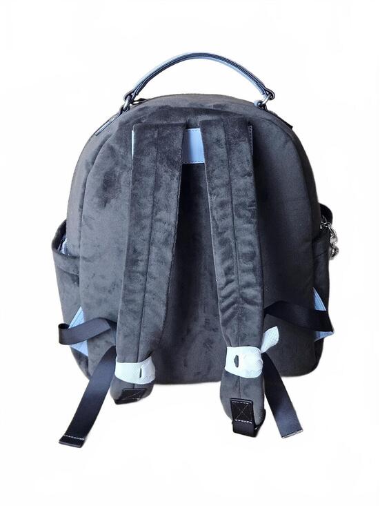 Juicy Couture New Love Chapter Chocolate Brown & Blue Scottie Dog Backpack NWT
